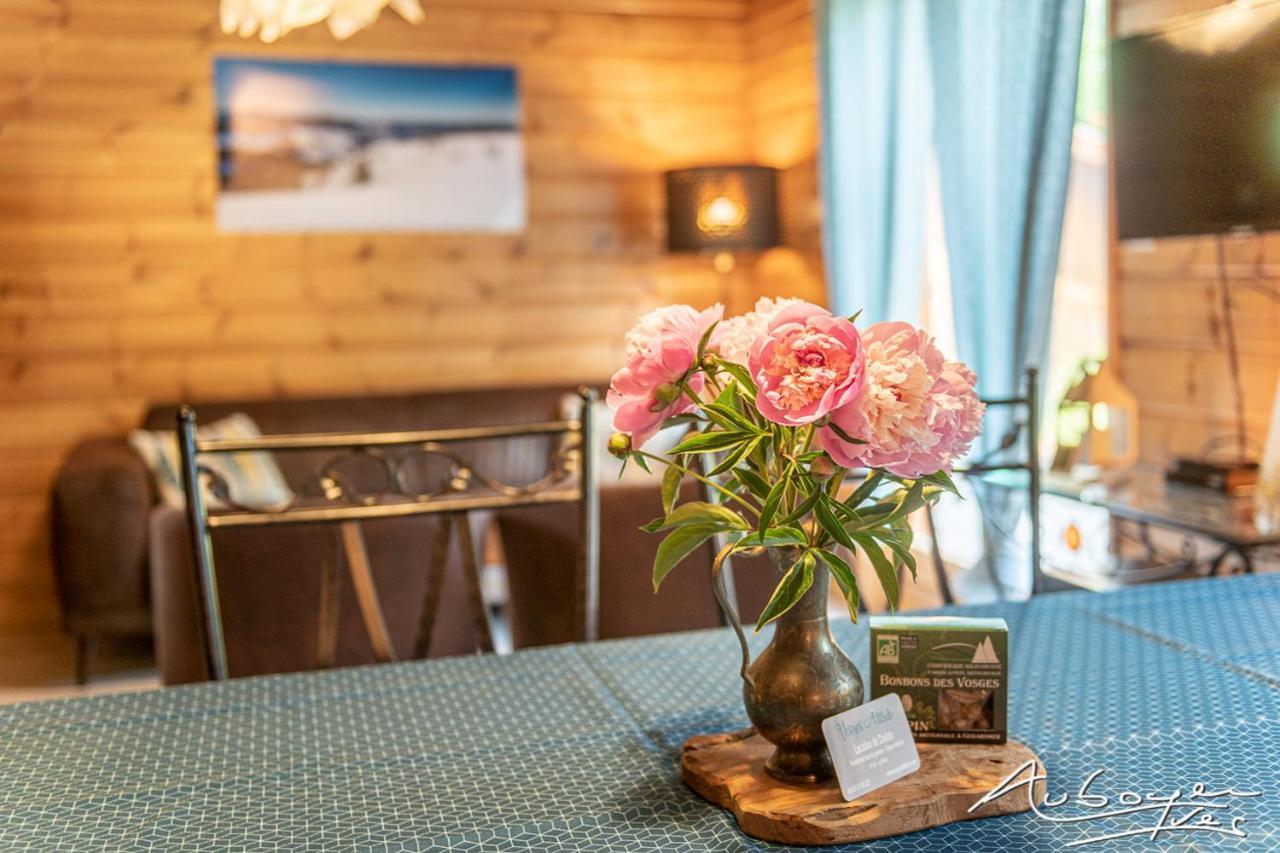 Chalet La Calougeotte, Jardin, Spa Et Sauna Prives Le Ménil Zewnętrze zdjęcie