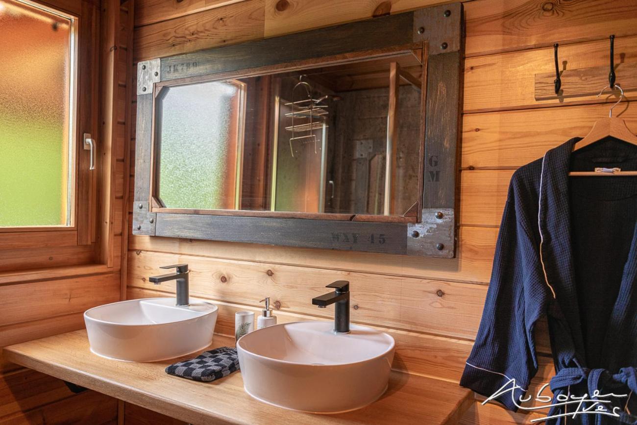 Chalet La Calougeotte, Jardin, Spa Et Sauna Prives Le Ménil Zewnętrze zdjęcie